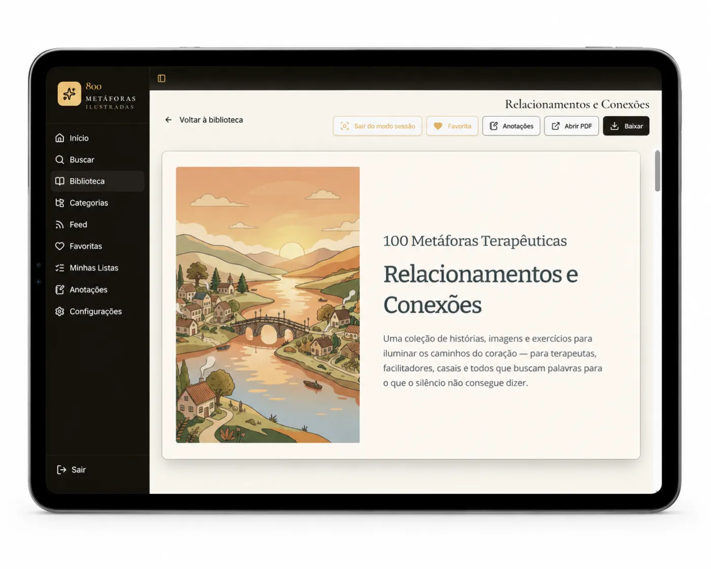 Demonstração da plataforma Assistente Terapêutico PRO